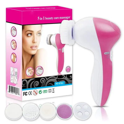 Cepillo Limpiador Facial 5 En 1 Masajeador Exfoliante A Pila