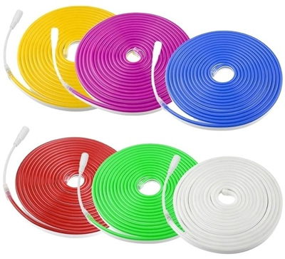 TIRA DE NEON COLORES CON TRANSFORMADOR