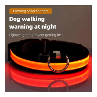 Collar Luminoso Led p/Mascotas 