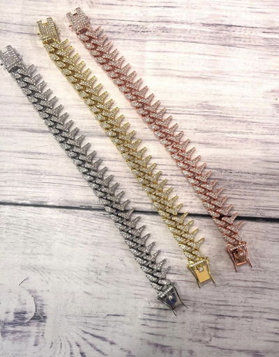 Pulseras Cubanas ICE 8