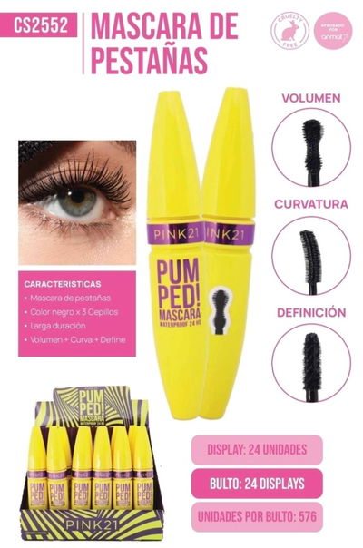 Máscara de pestañas Pink 21 