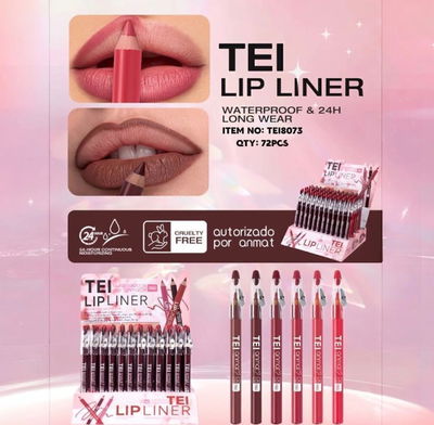 Delineador para labios Tei con sacapuntas 