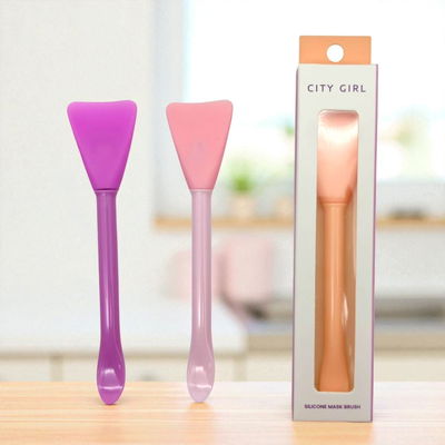 Brocha de silicona con cucharita skincare City girl