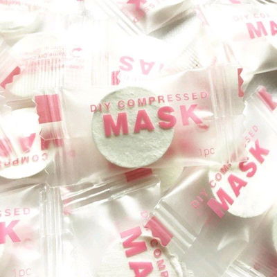 Mascarillas comprimidas mask individual 