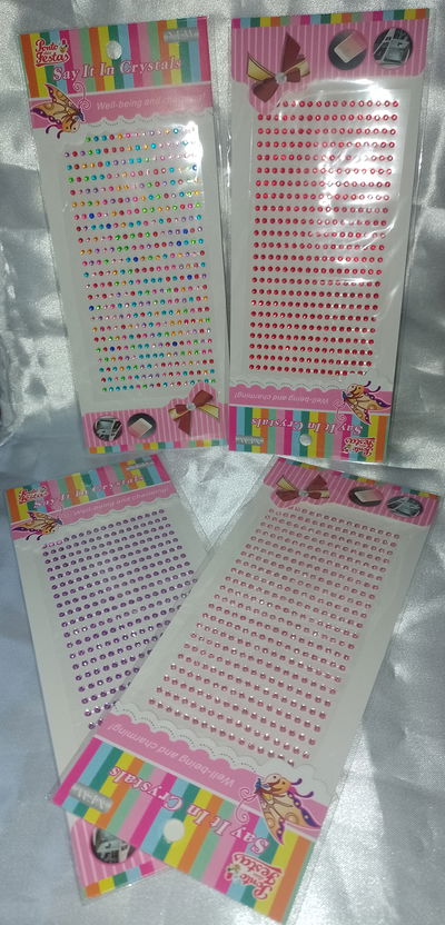 Plancha de Strass de colores