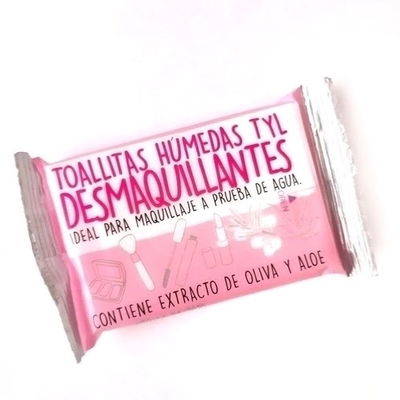 Toallitas desmaquillantes a prueba de agua TyL