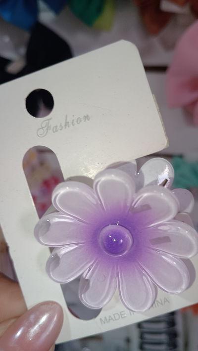 Broche Flor mini lila
