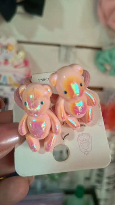Chuflos conejito rosa