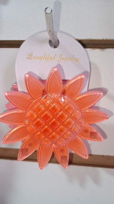 Broche Flor Naranja