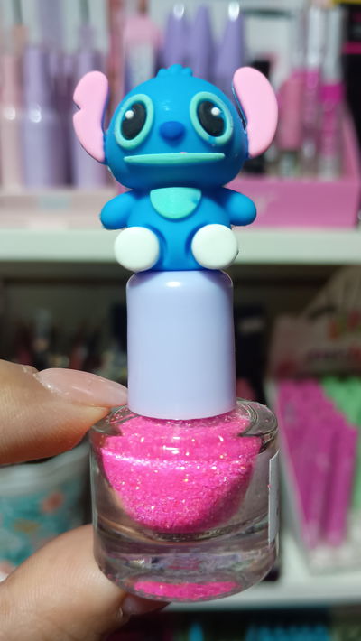 Glitter en Polvo Stitch Rosa