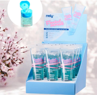 Exfoliante Facial con ácido hialurónico y coco