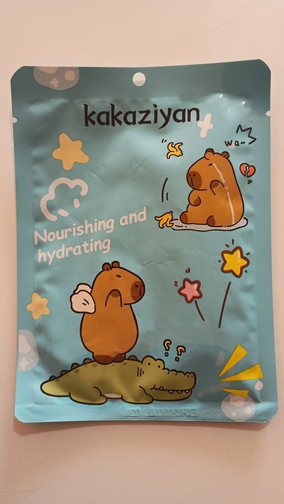 Mascarilla Capibara Celeste