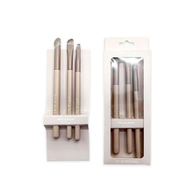 Brochas x3 marrón para ojos
