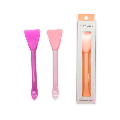 Brocha de silicona con cuchara para aplicar mascarilla