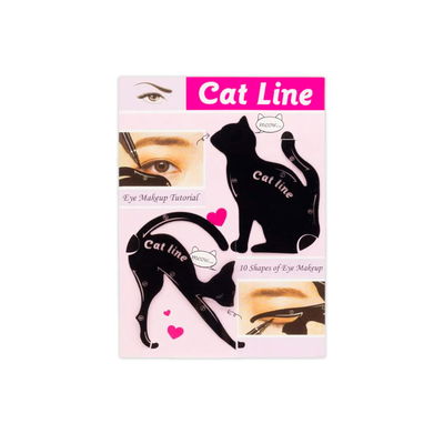 Sticker delineado forma gato