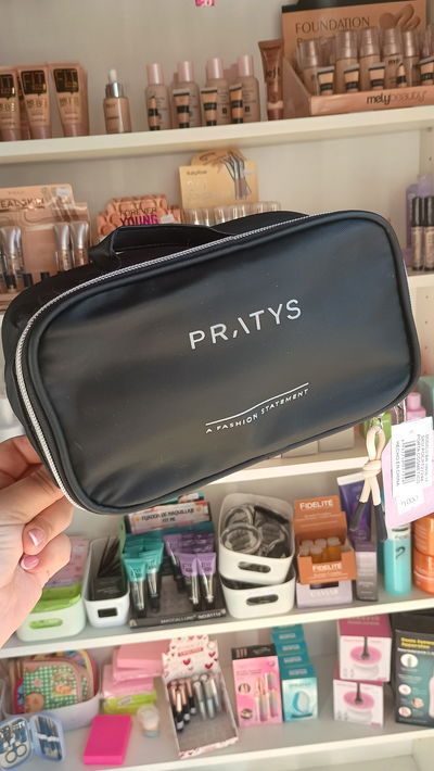 Neceser Ecocuero Negro Pratys