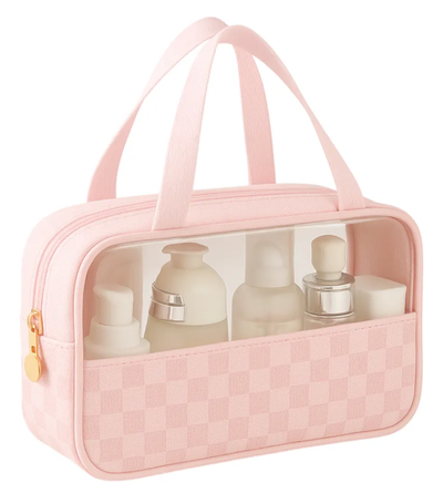 NECESER CUADRILLÉ Y TRANSPARENCIA 30 x 11 x 20,5CM