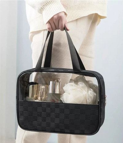 NECESER CUADRILLÉ Y TRANSPARENCIA 30 x 11 x 20,5CM