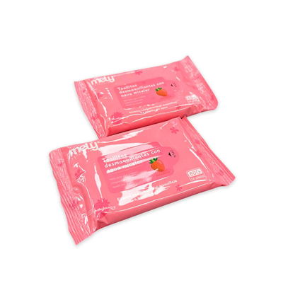 Toalla desmaquillante x 10 con agua micelar frutilla 🍓