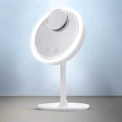 Espejo con soporte ventilador y aumento