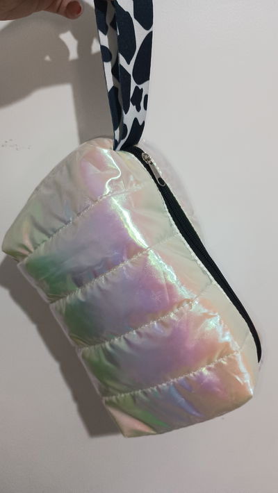 Neceser Blanco Tornasolado