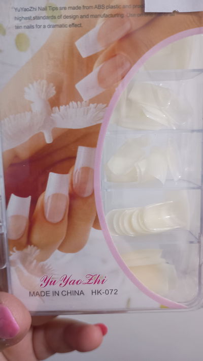 Uñas Tips x100pcs Natural