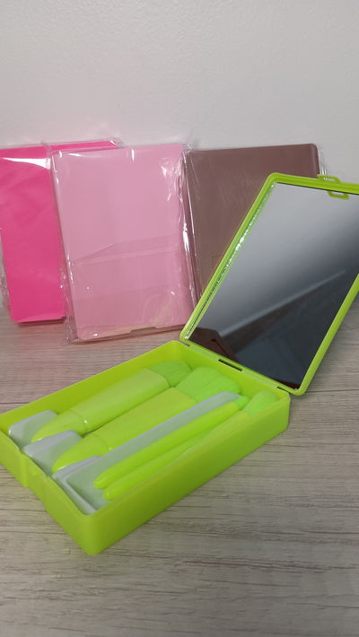 Set x5 brochas c/espejo