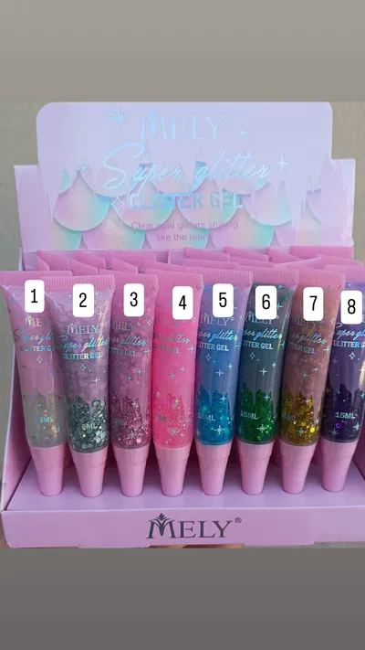 Glitter en gel