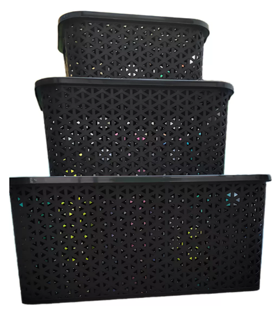 SET DE 3 CAJAS ORGANIZADORES CHICO, MEDIANO Y GRANDE