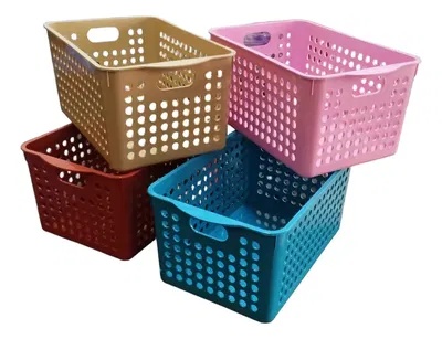 PACK DE 3 CANASTOS DE COLORES SURTIDOS