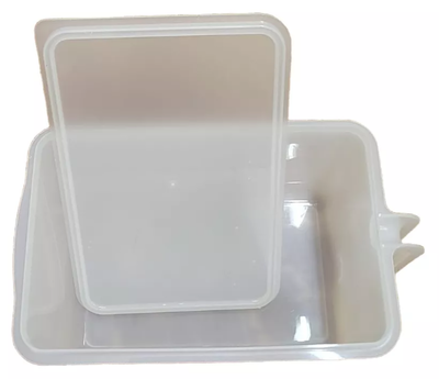 ORGANIZADOR PARA ALIMENTOS, IDEAL HELADERA CON TAPA Y MANIJA