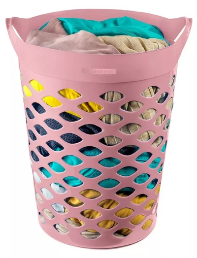 CANASTO CESTO DE ROPA DE 44lts SanRemo (41 X 45 X 56 Cm)