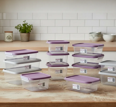 Set Pack De 9 Tapers Contenedores San Remo Bpa Free Transparente