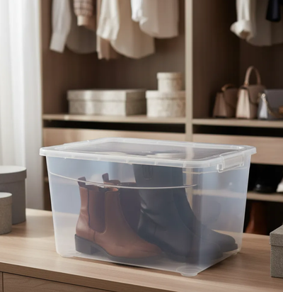 CAJA MULTIUSOS DE 10 LITROS ALTA x 3