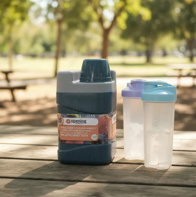 JUEGO DE TERMO DE 3.5 LITROS + 2 BOTELLAS DE HIDRATACIÓN DE 600CC