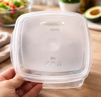 Set 5 Tapers Sanremo Cuadrados 1.95l Transparente 