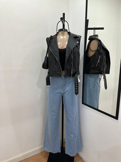 Wide Leg rigido Cielo