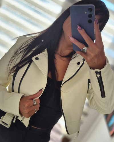 Chaqueta Importada Cierres Negros