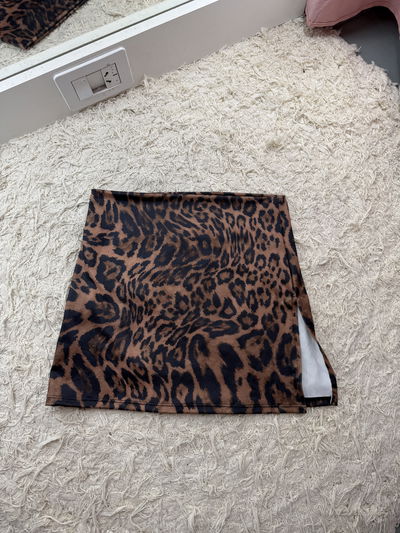 Pollera corta print