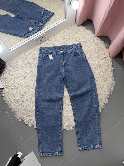 Jeans mom oscuro