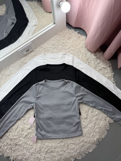 Remera básica mangas largas