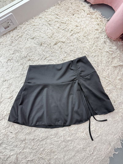 Pollera tiro bajo frunce