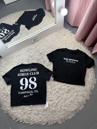 Baby tee doble estampa