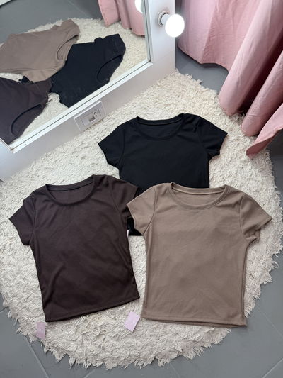 Remera mangas cortas basica