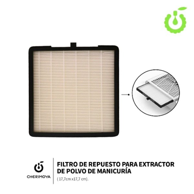 Filtro de Repuesto para Extractor de Polvo Cherimoya