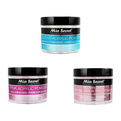 Polvo 59g Clear-Pink-Multibalance Mia Secret