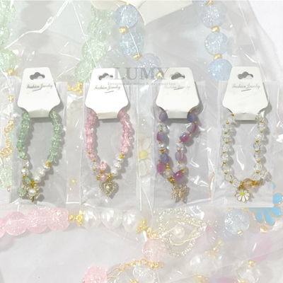 Pulsera con Cristales y Dije (Varios modelos)