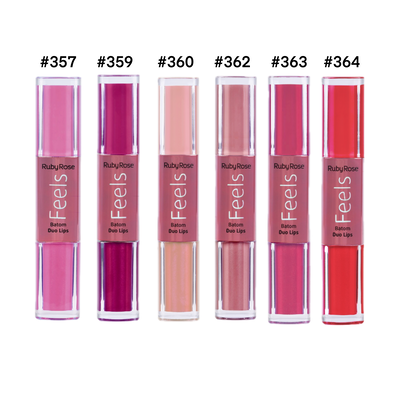 Labial duo Matte + Metálico Feels Ruby Rose