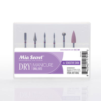 Set de Fresas para Manicuria Rusa exclusivo Pieles Sensibles Mia Secret