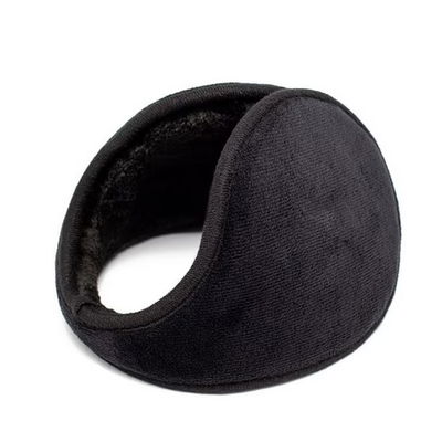 Orejeras de tela Polar Negro